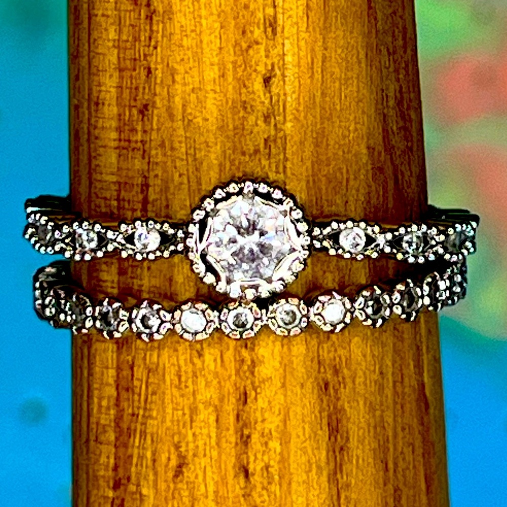 Beatrice Stacking Ring Set Sz 8.5-9